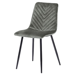 Стул clifford, велюр, темно-серый