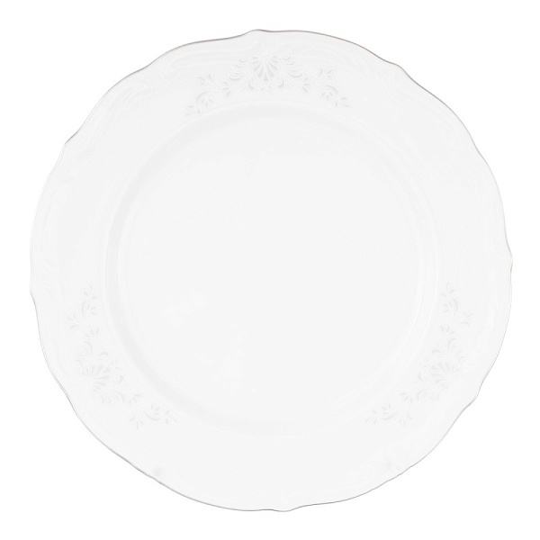 Набор обеденных тарелок 25 см Repast Свадебный узор 6 шт
