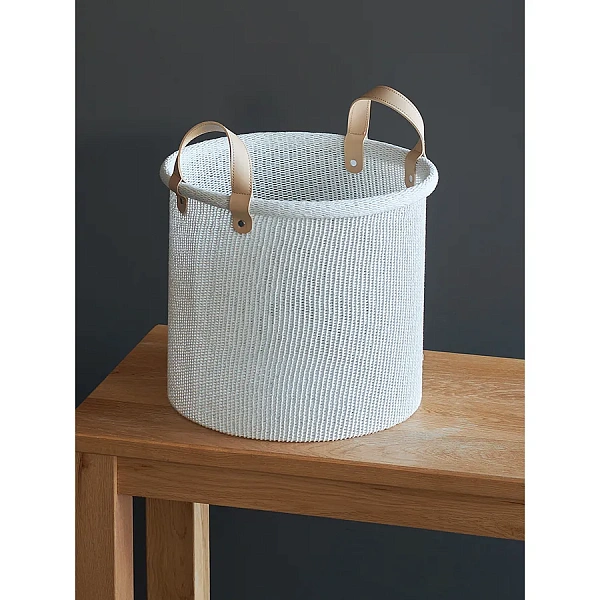 Корзина для хранения Sustainable collection, Ø32х28 см, молочная