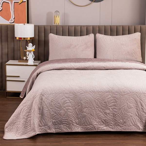 Мелисса (пепел роза) Покрывало 240х260