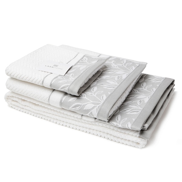 Полотенце для рук и лица 33 х 50 см Lasa Home Spring II серое