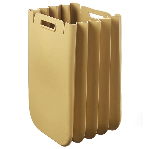 Корзина для белья складная Guzzini Eco Packly горчичный