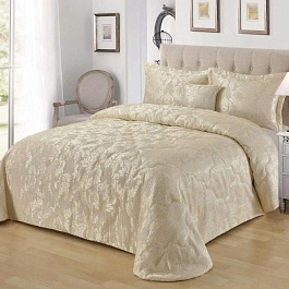 Комплект покрывало и наволочки 240 x 260 см Sofi de Marko Эрколано № 1 молоко