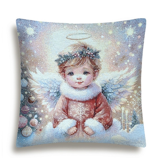 Подушка 44 х 44 см Le Gobelin Хранитель Рождества сиреневая