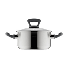 Кастрюля со стеклянной крышкой, 18 см/2,3 л, NADOBA, серия VIKKI