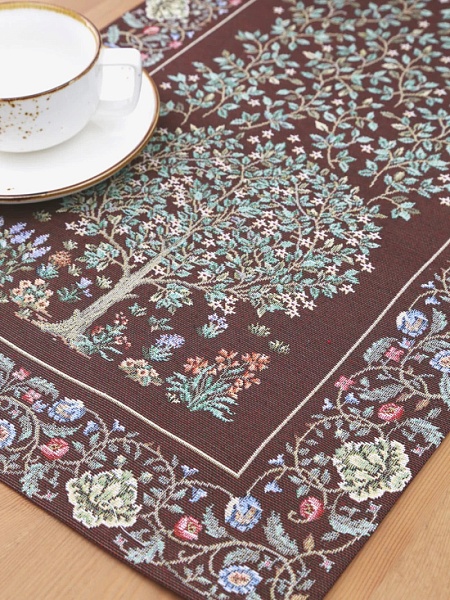 Дорожка 44 х 140 см Le Gobelin Древо Махагон