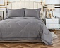 Комплект постельного белья евро Sofi de Marko Нельсон №13 серый