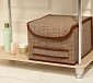 Коробка для хранения с крышкой 27 x 25 x 20 Casy Home коричневая