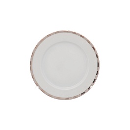 Набор тарелок 17 см Thun Опал платиновые пластинки 6 шт