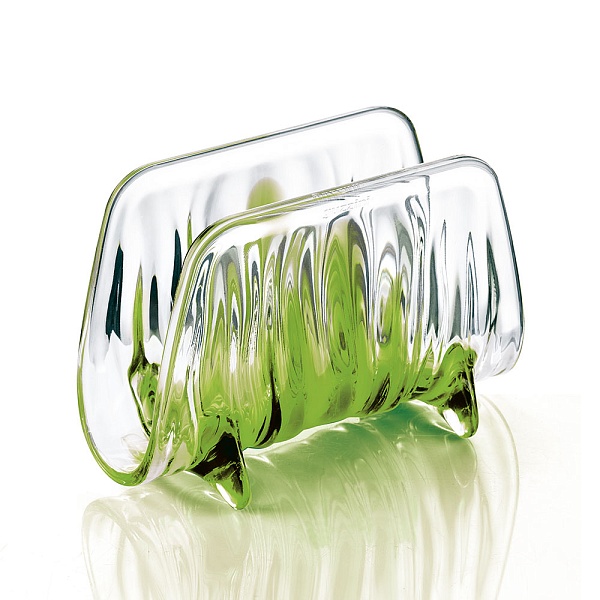 Подставка для салфеток зеленая IRIS