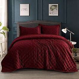 Комплект покрывало и наволочки 240 х 260 см Sofi de Marko Адажио бордо