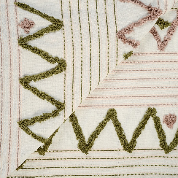 Покрывало с бахромой 180 х 250 см Tkano Ethnic