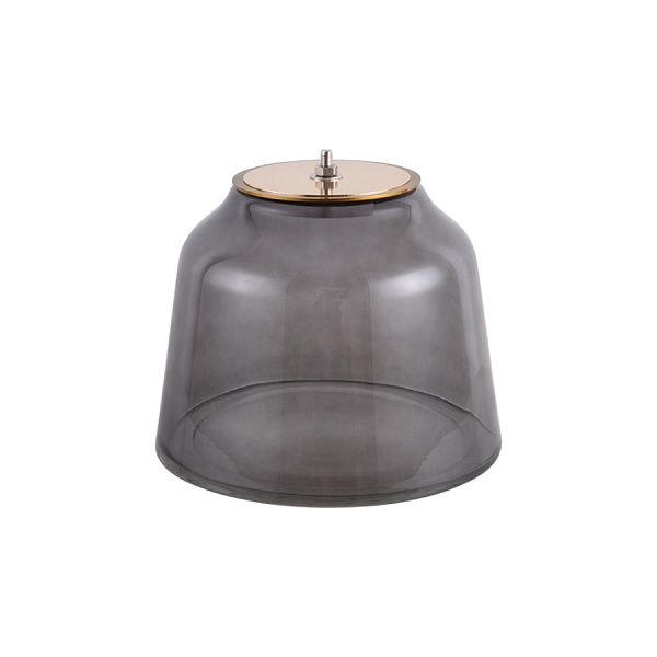 Столик кофейный odd, D75 см, черный/серый