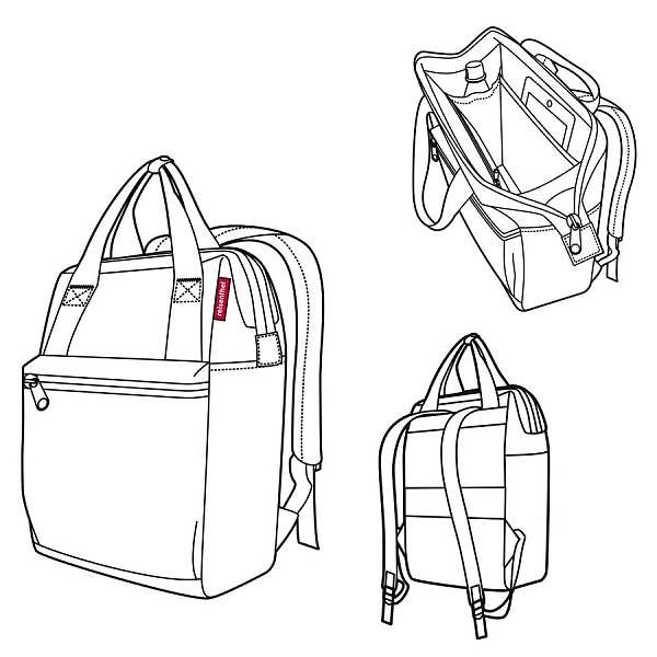 Рюкзак Reisenthel Allrounder dark happy flowers