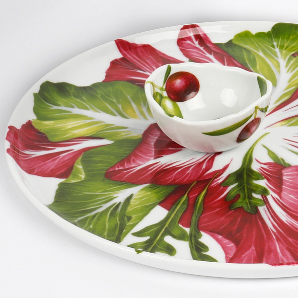 Блюдо сервировочное 31 см Taitu Insalate Dieta Mediterranea Vegetables