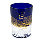 Рюмка Gold Leaf Fuli Chilled Sake Shot Glass Blue  85 мл