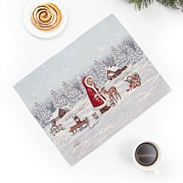 Салфетка 40 х 50 см Le Gobelin Герда голубая/розовая