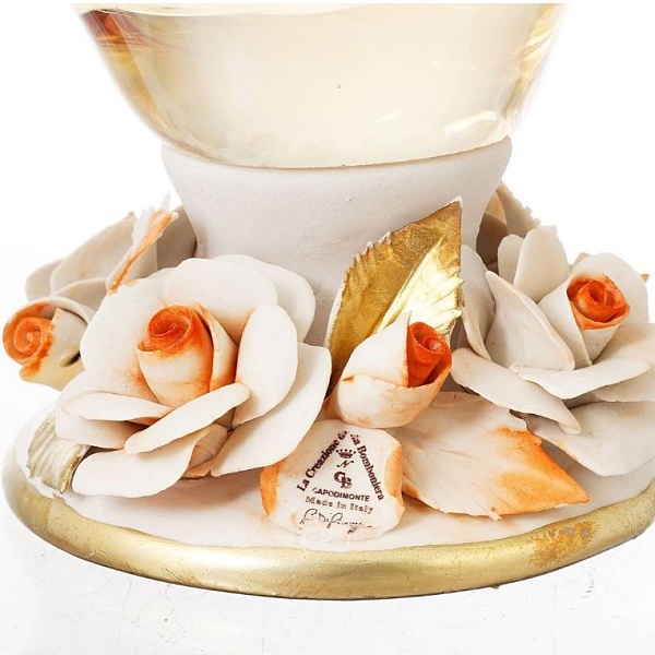 Ваза White Cristal Янтарь