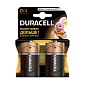 Комплект батареек Duracell Basic LR20 D BL2 Alkaline 1.5V 2 шт