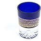 Рюмка Gold Leaf Fuli Chilled Sake Shot Glass Blue  85 мл