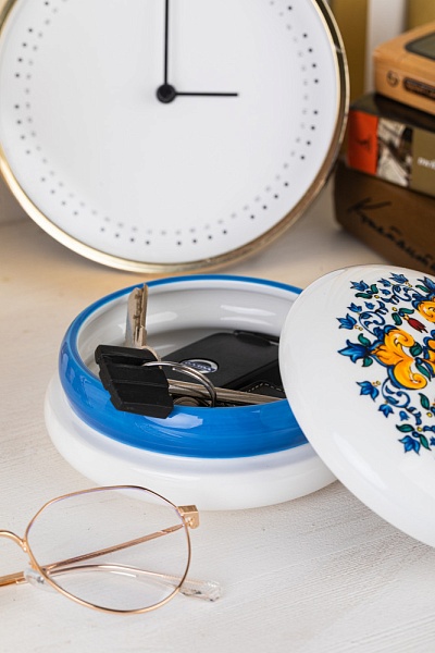Шкатулка фарфоровая My Ceramic Story Таормина в форме макаронс