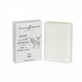 Мыло с ослиным молочком натуральное 100 г Plantes et Parfums