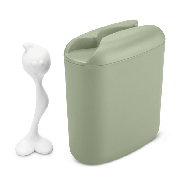 Контейнер для хранения продуктов с ложкой 1,5 л Hot Stuff эвкалиптовый
