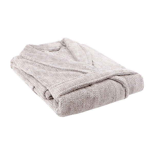 Халат банный велюр L Lasa Home Altair бежевый