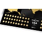 Карта Travel Map USA black