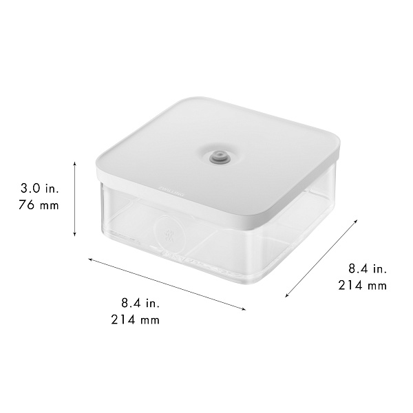 Контейнер пластиковый для вакуумного хранения 1,6 л Zwilling Cube прозрачный