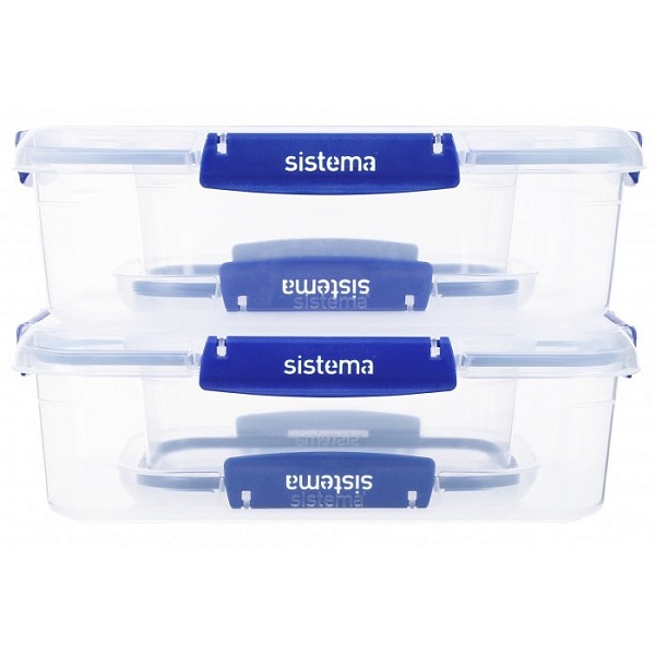 Набор пищевых контейнеров Sistema 4 шт