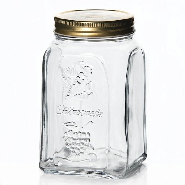 Банка с металлической крышкой 1 л Pasabahce Homemade