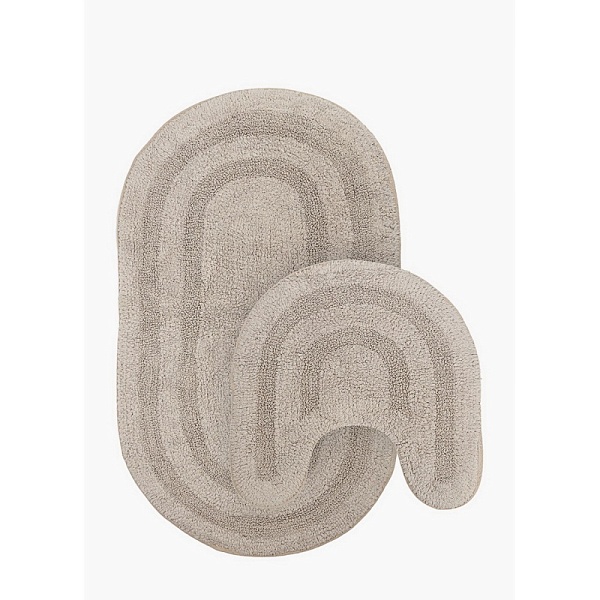 Набор из 2 ковриков для ванной и туалета Sofi de Marko Irbis Серый