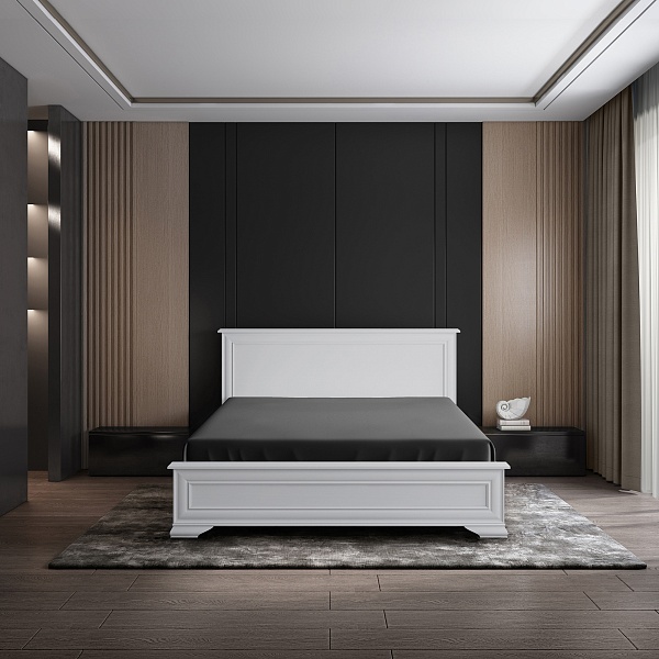 Простыня на резинке 160 х 200х25 см Soft Silver, серый космос