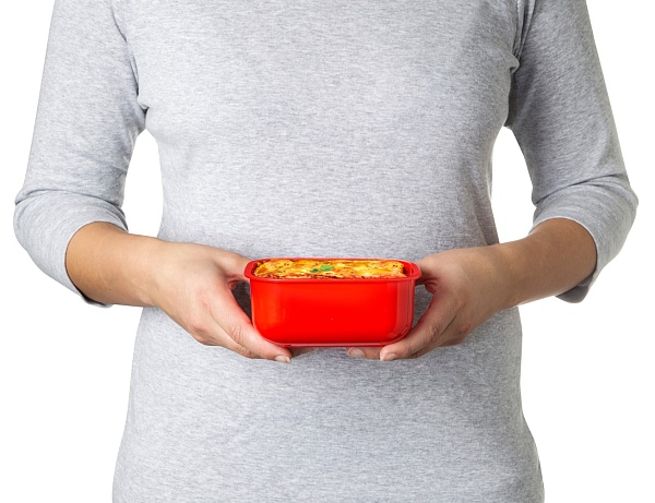 1119 MICROWAVE Контейнер прямоугольный 525мл