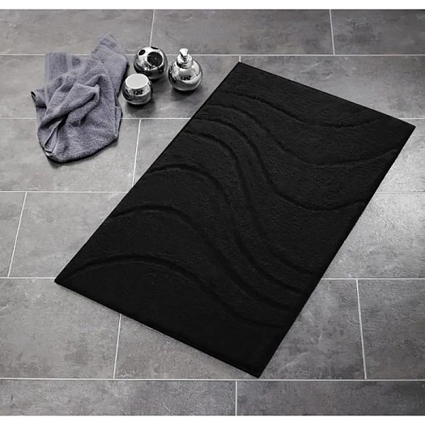 Коврик д/ванной комнаты 60х90 см La ola черный
