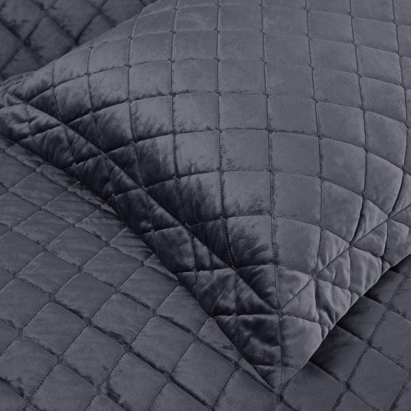 Натаниэль (антрацит) Покрывало 160х220