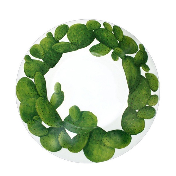 Тарелка суповая 24 см Taitu Cactus