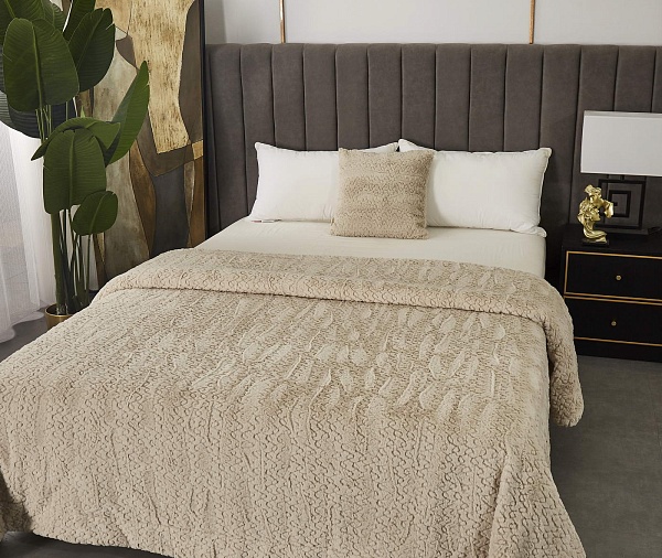 Теодор (беж) Покрывало 210х230