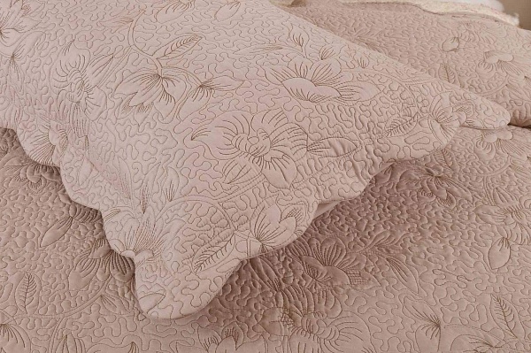 Комплект покрывало и наволочки Sofi de Marko Дейзи бежевый