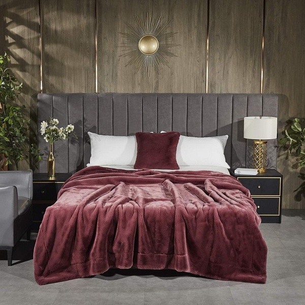 Покрывало 210 х 230 см Sofi de Marko Ричард марсала