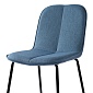 Набор из 4 стульев adrian, рогожка, синие