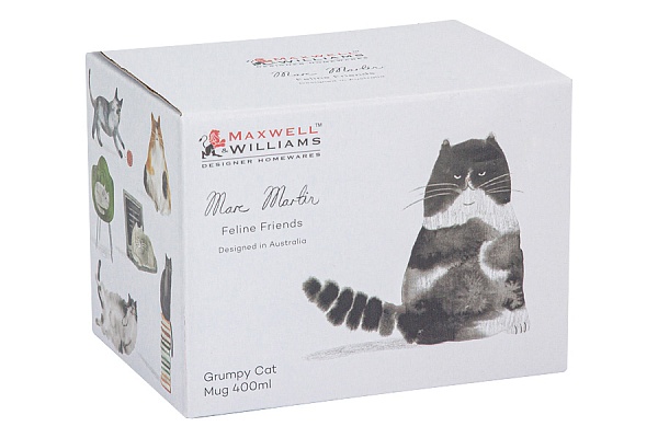 Кружка 400 мл Maxwell & Williams Сердитый кот