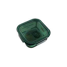 Контейнер квадратный с крышкой Repast Comfort, 1200 мл,зеленый