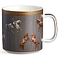 Кружка 400 мл Lefard Horse Club серая