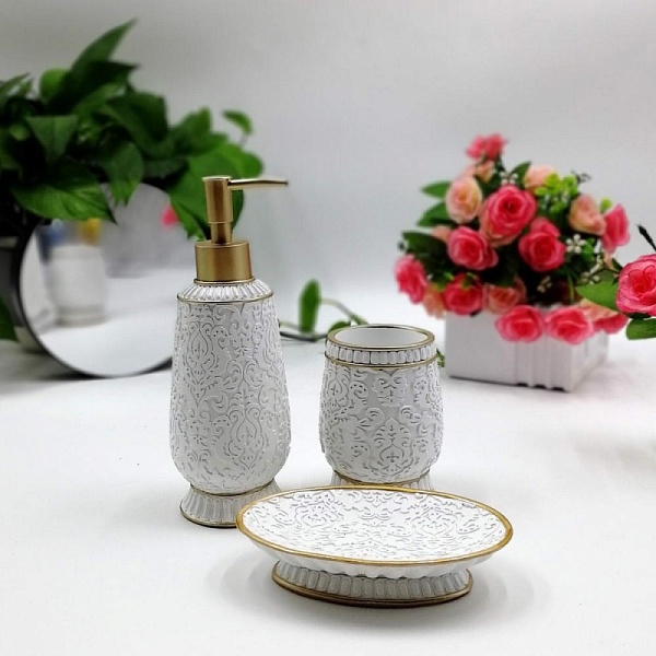 Набор аскессуаров для ванной Sofi de Marko №37 белый