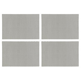 Набор салфеток сервировочных 4шт 30х45 см Tess, серый