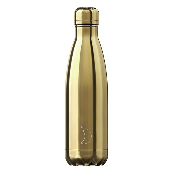 Термос 500 мл Chilly's Bottles Chrome gold
