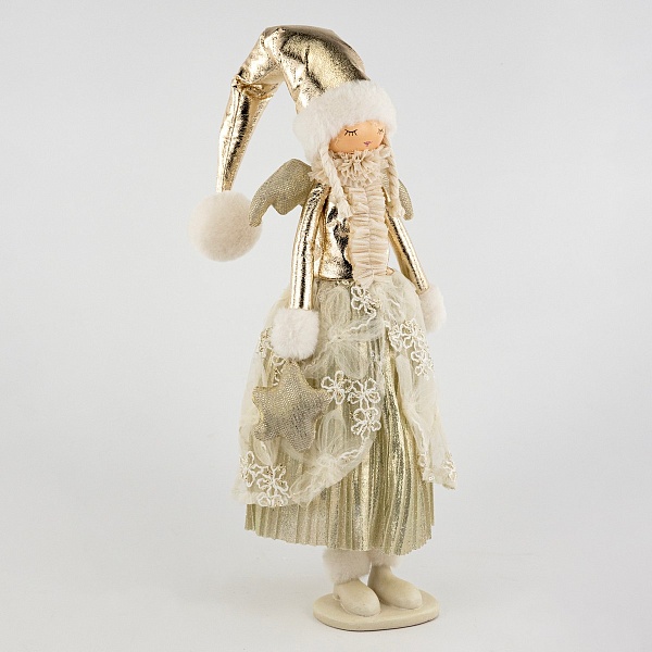 Сувенир Фея с огнем 23 х 23 x 69 см Азалия шампань