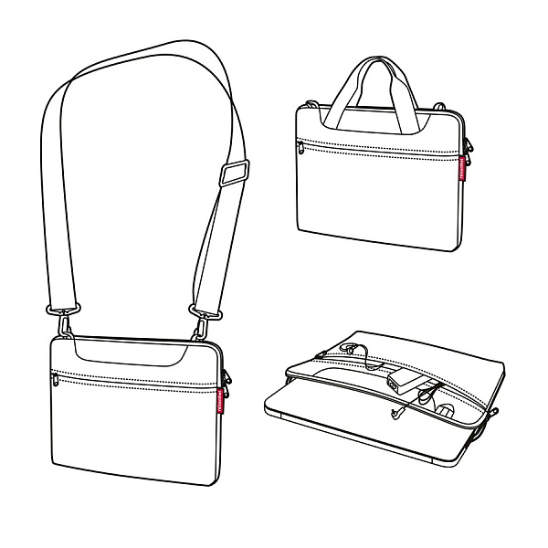 Сумка для ноутбука Reisenthel Netbookbag twist silver